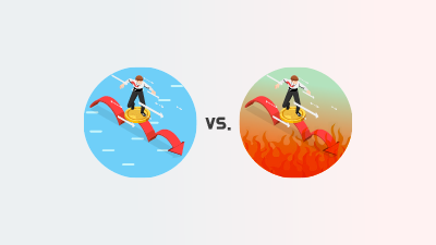 주식투자 물불을 잘 가려야 한다, 물타기 vs 불타기(피라미딩)